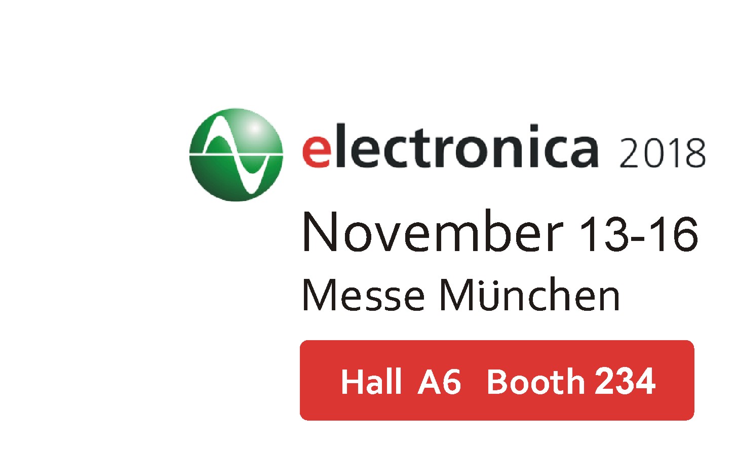 Nov 13 – 16, 2018 Electronica