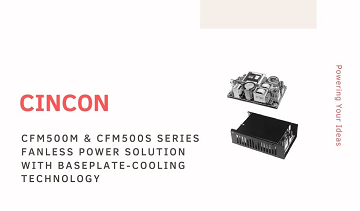 CFM500M/S Series Baseplate Cooling & Cover Power Supply