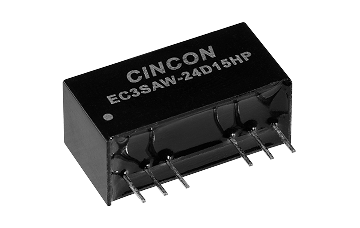 Cincon Releases New 3 Watts, 3KV High Isolation Regulated DC-DC Converter EC3SAWH Series