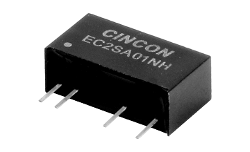 Cincon releases new 2 watts, 3KV High Isolation unregulated DC-DC converter EC2SANH series